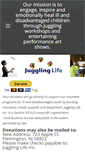 Mobile Screenshot of jugglinglifeinc.org